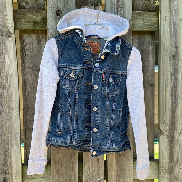 levis jeans hoodie